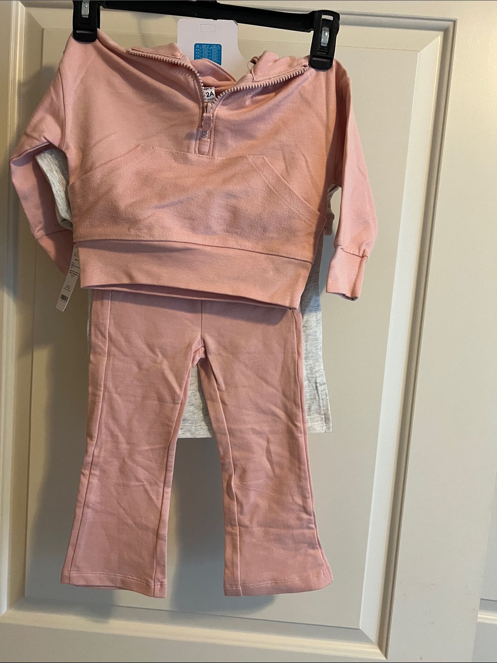 Three piece Carter's Pink Pull-On Flare Leggings